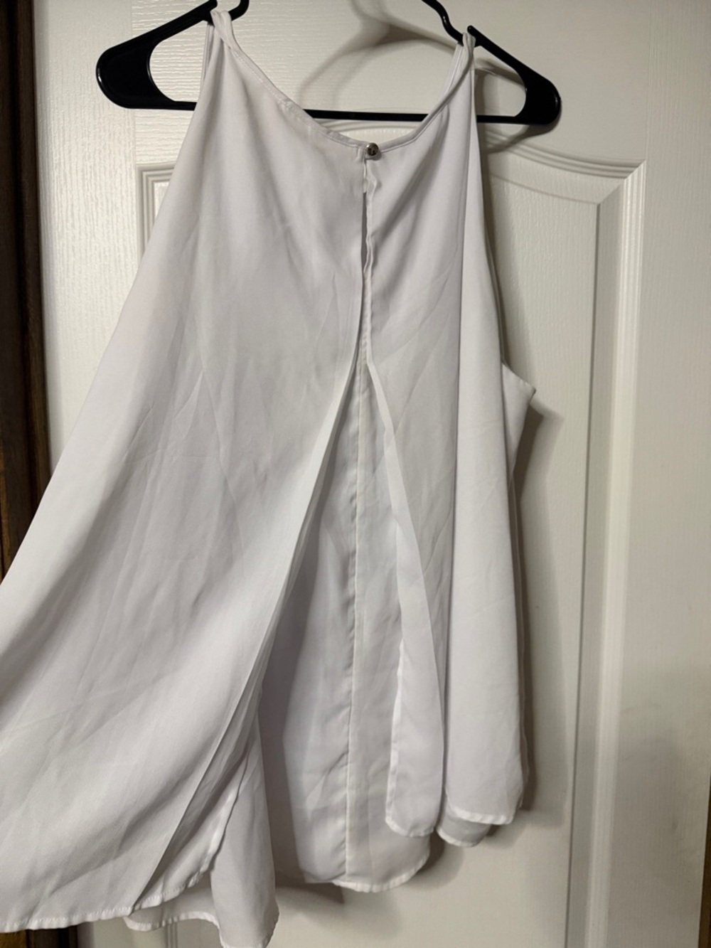 Cato Lightweight White Double-Layer Sleeveless Top - Picture 4 of 7